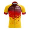 Completo da Ciclismo Estivo a Maniche Corte da Uomo per Mountain Bike Bici da Strada Tuta da Ciclismo Asciugatura Rapida Traspirante