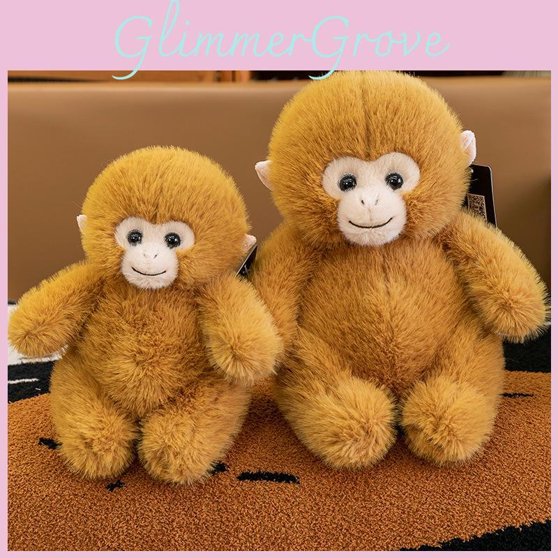 Nosed Snub Golden Monkey Plush Toy Stuffed Animal Cute Doll Kids Soft Comforting