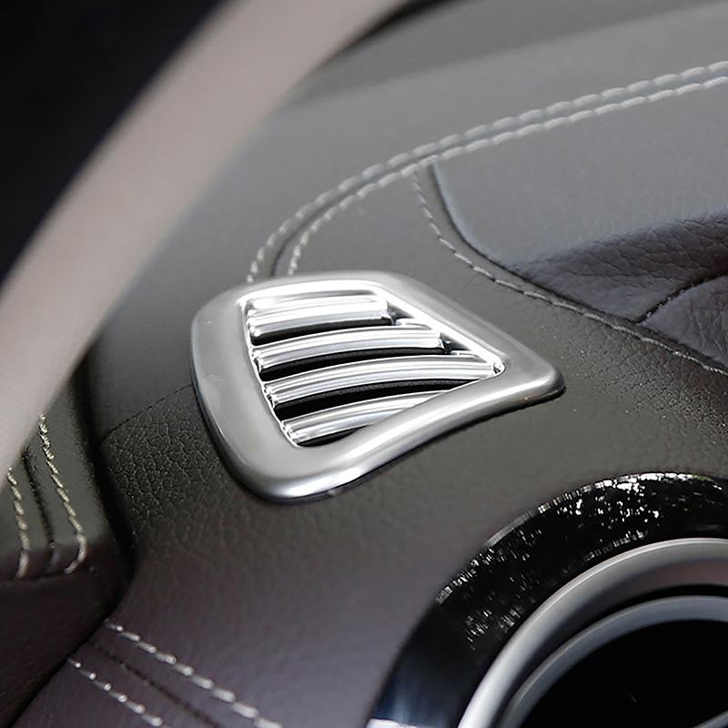 Car Dashboard AC Air Outlet Vent Frame Decoration Cover Trim For Mercedes Benz E Class W213 2016-2018 LHD Interior Accessories