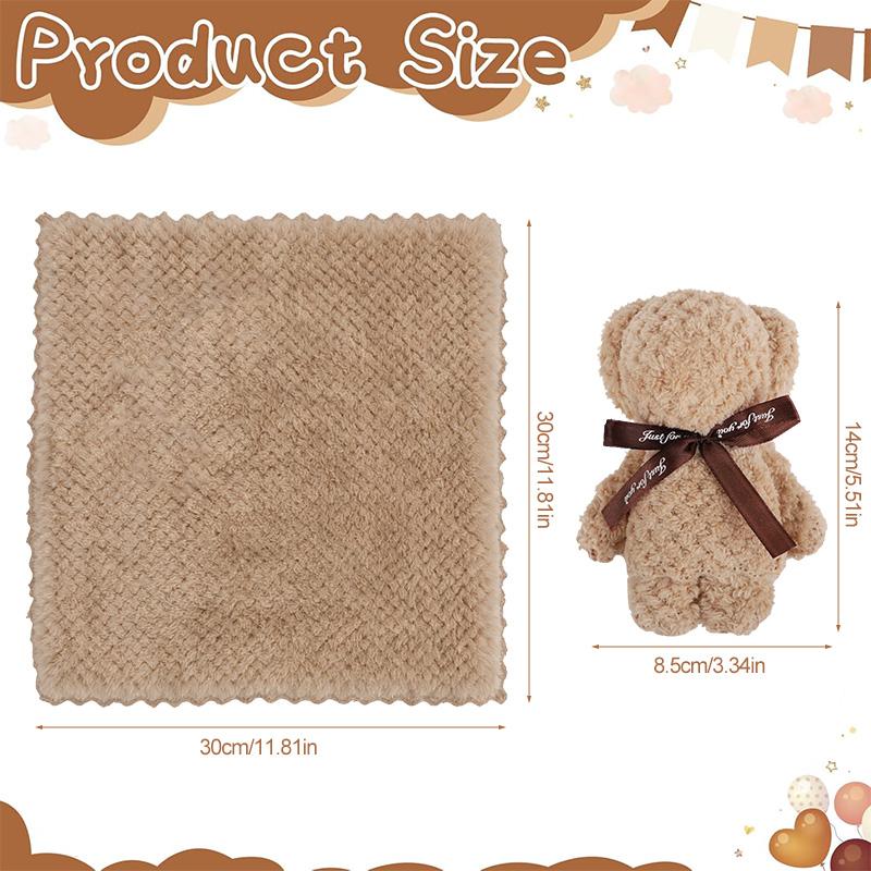 5/10 Stück Teddybär Handtuch Geschenkset für Hochzeit Kinder Geburtstagsparty Mitgebsel Babyparty Gästegeschenk Weihnachten Ostern Wohnkultur