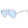 Fashion Oversized Double-Bridge Pilot Sunglasses for Women Luxury Brand Vintage Sun Glasses Outdoor Driving Eyeglasses