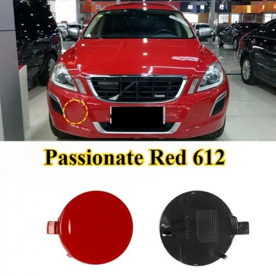 Passionate Red 612 for Volvo XC60 2009 - 2013 Front Bumper Tow Hook Cover