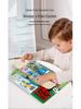 Montessori Busy Board Educational Toy for Toddlers - Lock Picking Dollhouse for Ages 1 and Up