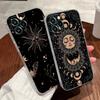 Sun Moon Tarot Card Astrology Magic Case For Apple iPhone 17 16 15 14 13 12 11 Pro Max 16 Plus 16E 17Air 17Pro Phone Cover Funda