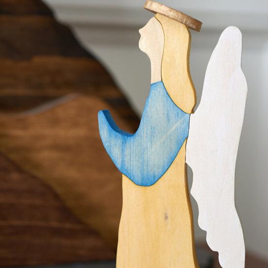 Wooden Empty Tomb Easter Decoration Jesus Resurrection Scene Table Sign Home Office Table Shelf Catholic Religious Ornament Christian Gifts