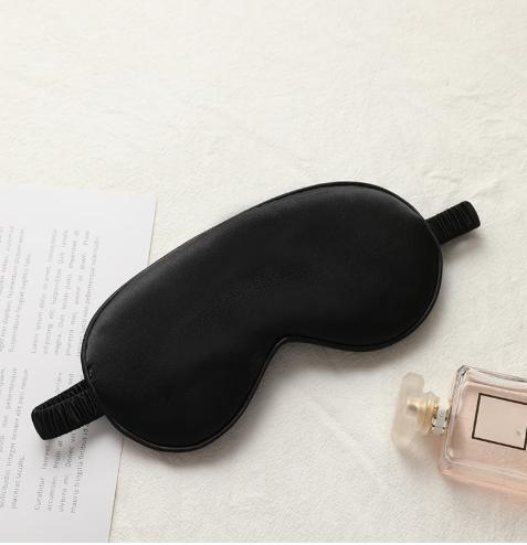 

2Pcs Imitated Silk Eye Mask And Hair Scrunchie Set Soft Eye Night Blindfold For Women And Men Scrunchies Hair Ties Eyepatch