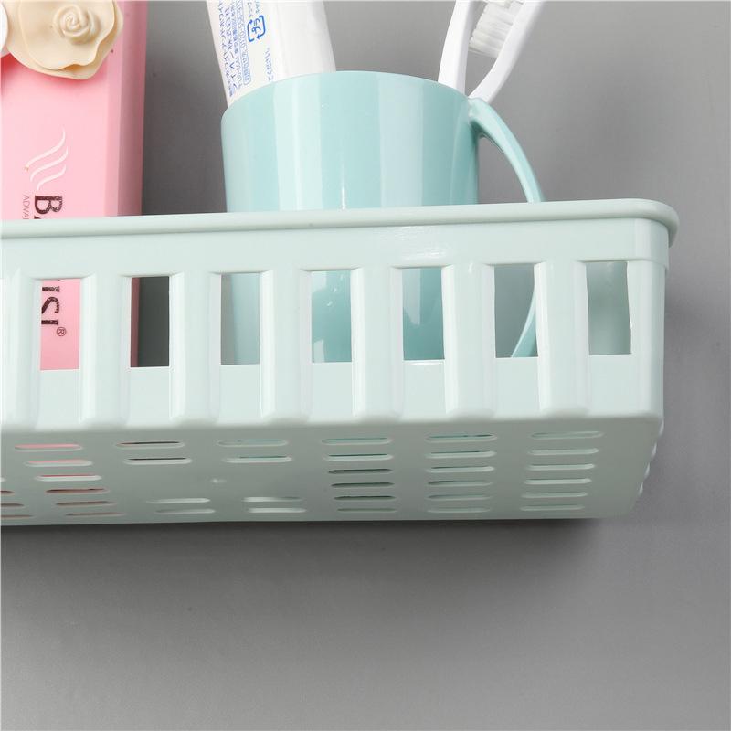 The Bathroom Bathroom Bathroom Is Free To Storage Shelves Toilet, The Kitchen Wall -Mounted Plastic Shelf