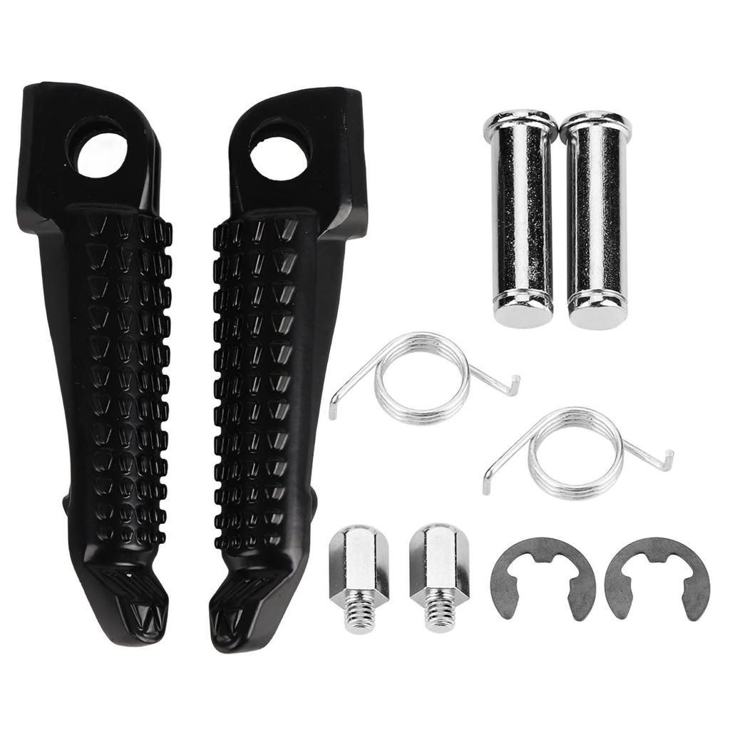 1Pair Motorcycle Front Foot Pegs Footrest for   ZX‑6R ZX‑7R ZX‑9R ZX‑10R ZX‑12R Z1000