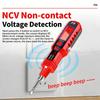 Professional Voltages Detector Pen With Flashlight Visual And Audible Alerts For Quick Wire Testing In Dark Environment