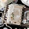 Journal GO 20pcs Island Dream Kawaii Lace Flower Frame PET Stickers DIY Diary Scrapbook Aesthetic Stationery Collage Junk Jornal