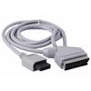 1.8m RGB Scart Video TV AV Cable Cord for WII NTSC / PAL / Game Console