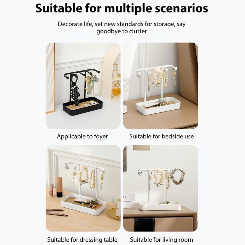 Jewellery Rack Storage Hanging Shelf Hair and Earring Storage Box Bracelet Jewellery Display Rack Key Rack Organiser DisplayProp