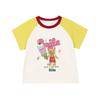 LUSON Toddler Girls' Color Block Raglan T-shirt