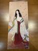Tenugui (Japanese hand towel) from all times and places, by Uemura Shōen, featuring a floral design.