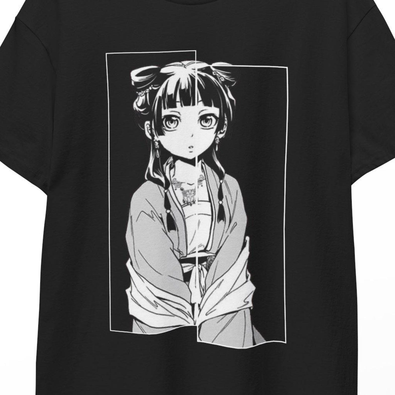 The Apothecary Diaries Anime Tee Cute Maomao Print Gift Anime Graphic Merch Maomao Shirt Maomao Cosplay T-Shirt for Fans Apothecary Diaries S