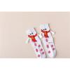 Magnetic Couple Socks with Embroidered Eyes and Holding Hands Design