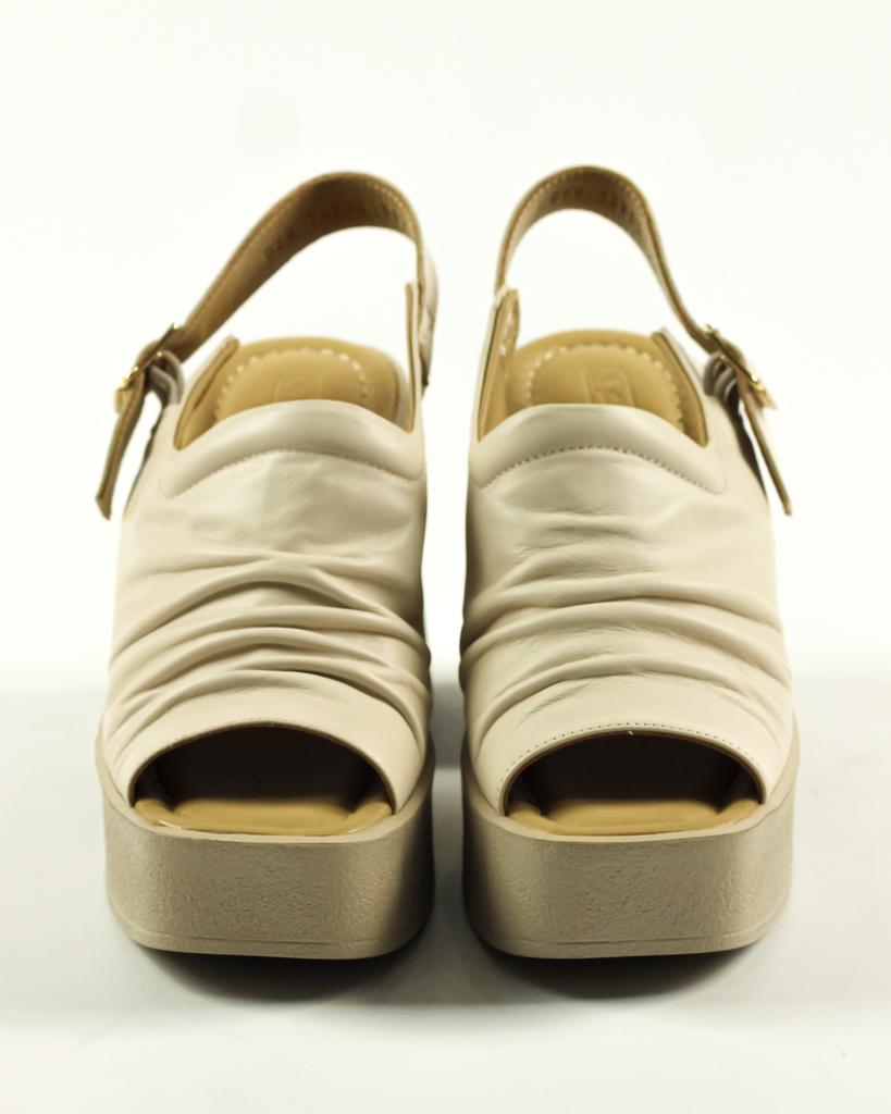 Topuklu Sandalet Phony 13902 36 Krem Deri