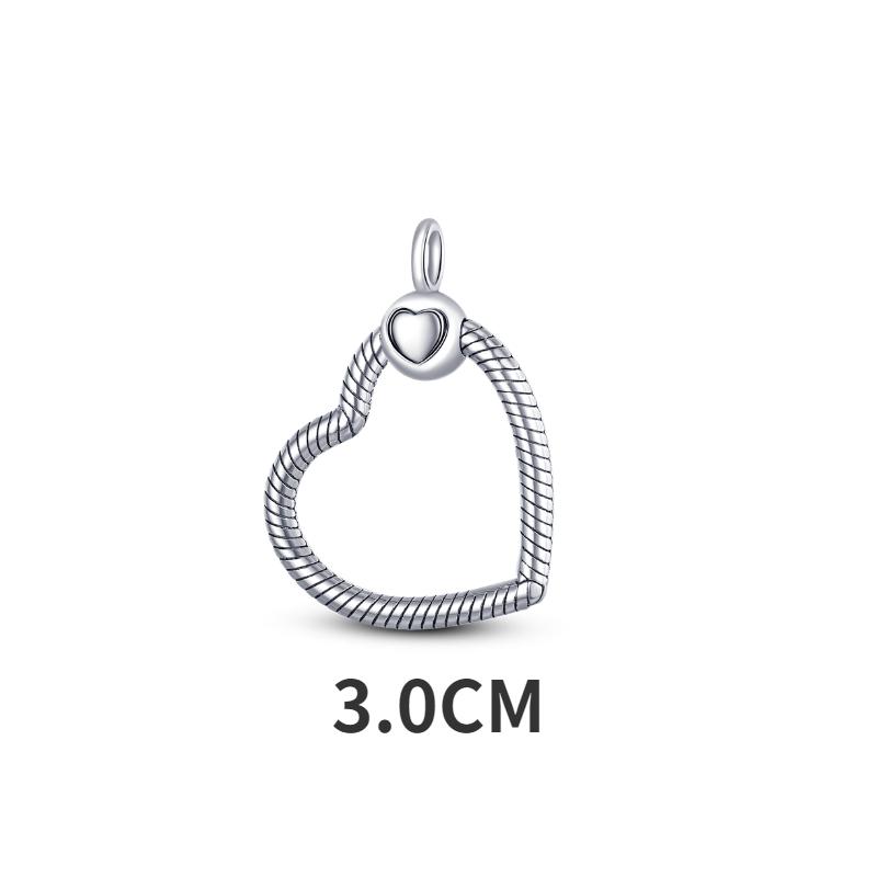 Silver Color O Pendant Moments Pave O Pendant Dangle Charms Fit Original Cable Chain Necklace Fashion Women Jewelry Making Gift