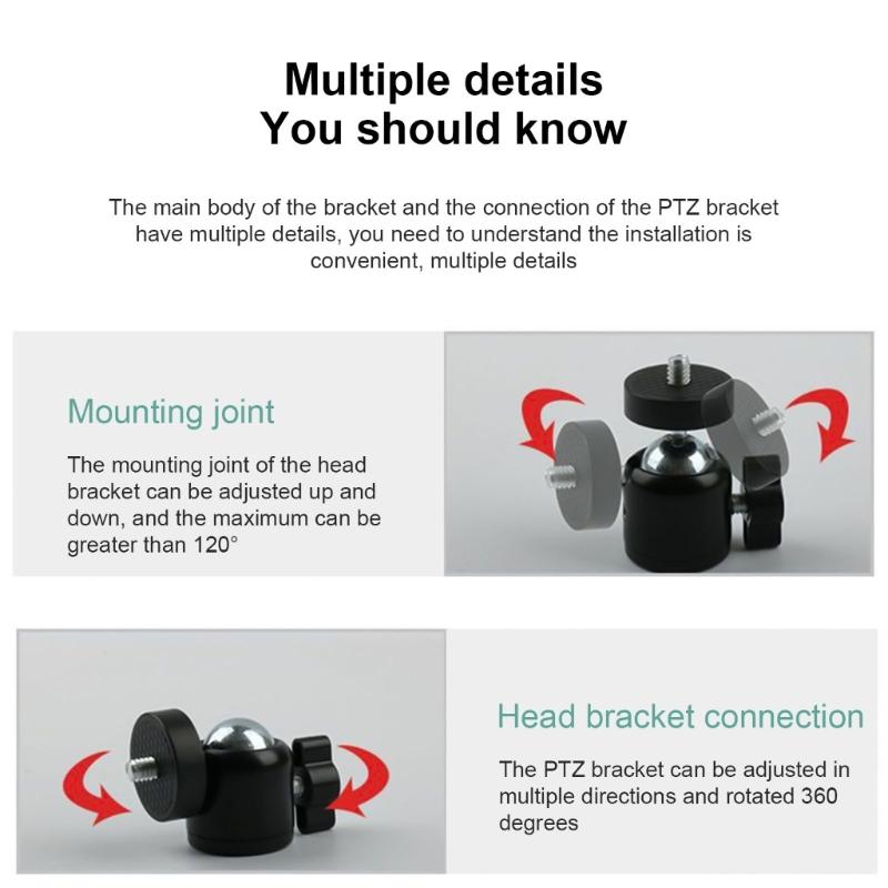 Adjustable Ceiling and Wall Projector Bracket Holder with Integrated Joint for Easy Angle Setting