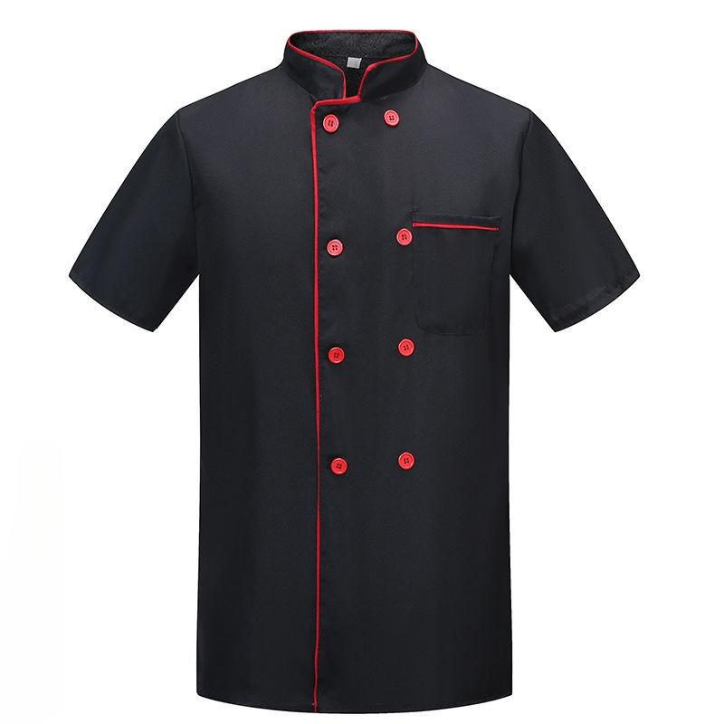 Chef Uniform Short Sleeve Long Sleeve Hotel Restaurant Kitchen – Breathable & Lightweight – Perfect for Bakery Pizza Shop