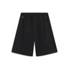 Li-Ning Sports Fashion Series Pure Color Elastic Waist Ice-Feel Comfort Loose Sports Shorts Unisex Bottoms Black AKST603-2
