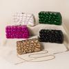 Bolsa Transversal Obliqua Feminina, Bolsa Acrílica Especial em Formato de Concha, Bolsa de Mão Fashion para Casamento e Jantar