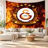 Galatasaray FC Wall Tapestry, Soft Fabric Wall Hanging, Decorative Backdrop For Bedroom Home Wall Art