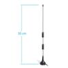 BINGFU Dual Band VHF UHF 136-174MHz 400-470MHz Ham Radio Antenna, Handheld 2-Way Radio with Magnetic Base, SMA Male Antenna for Ham Radios,