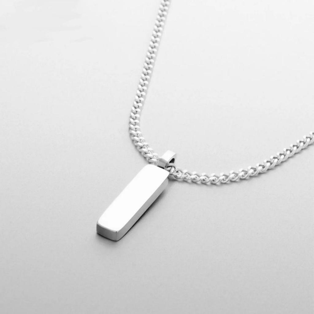 Minimalist Cuban Chain Necklace: Luxury European & American Design for Men