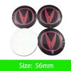 4 Bucăți 56mm Capac Central Butuc Roată Mașină Embleme Autocolante Accesorii Pentru Honda Civic FIT Accord Prelude CRV 5th City CRZ CRX Jazz Acura