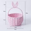Handmade Basket with Ears for Grocery And Picnic Use