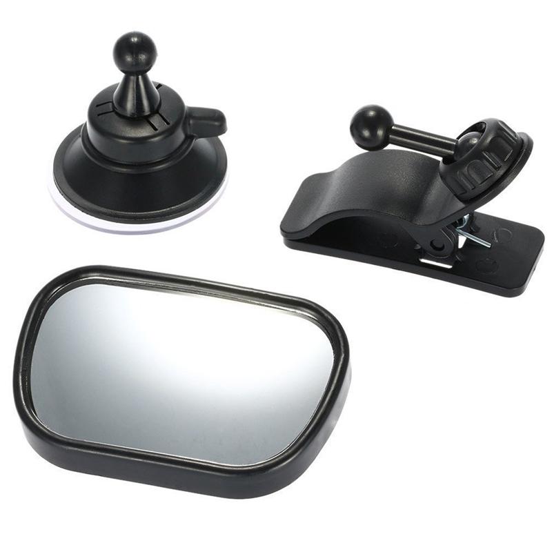 

2 in 1 Mini Children Rear Convex Mirror Car Back Seat Baby Mirror Adjustable Auto Kids Monitor Safety Car Rearview