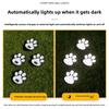 Outdoor LED Solar Paw Print Lights Waterproof Dog Cat Animal Path Lamp for Garden Patio Lawn Camping Home Decor