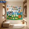 Party Backdrop Flat Banners Duck Rabbit Pumpkin Boat Bunting Celebrations Wedding Celebration Photo Booth Front Door Decor