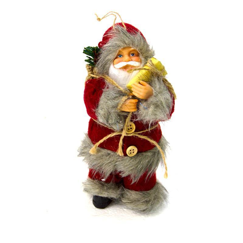 Christmas Ornaments Santa Claus Plush Doll Christmas Tree Pendant