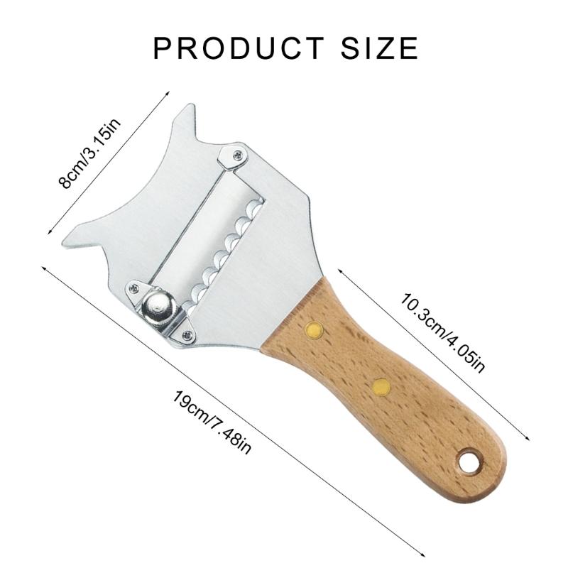 Multipurpose Cheese Cutter Stainless Steel Plane for Truffle Shaving and Chocolate Slicing Kitchen Cooking Accessories