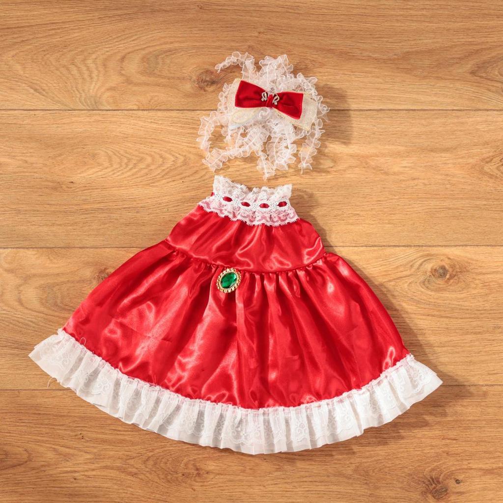 Santa Claus Christmas Coat for Porch Goose Decoration