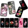 Retro Floral Art Phone Case for iPhone 17 16 15 14 13 12 11 Series Pro Max Plus Double Layer Protection
