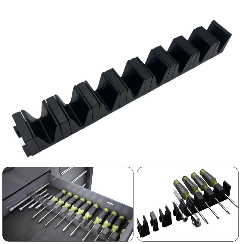 Magnetic Screwdriver Organizer Rack Heavy Duty Screwdriver Holder Organizer Tool Holder Storage Holder for Screwdrivers
