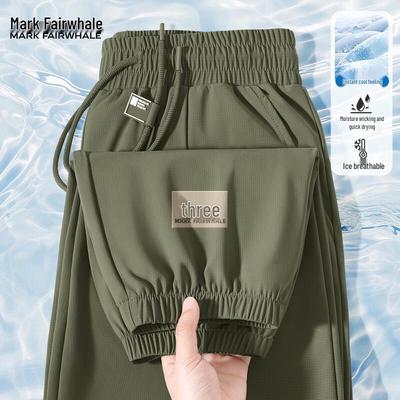 Men's 2026 Ice Silk Quick-Dry Jogger Pants