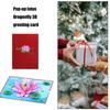 Elegant 3D Flower Dragonflies Card Flower Dragonflies Foldable Card Crafted Card for Anniversaries and Graduations
