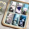 D-Killua Zoldyck H-Hunter X Hunter Phone Case For Samsung Galaxy A73,A72,A71,A70,A52,A51 Others Soft Black Cover