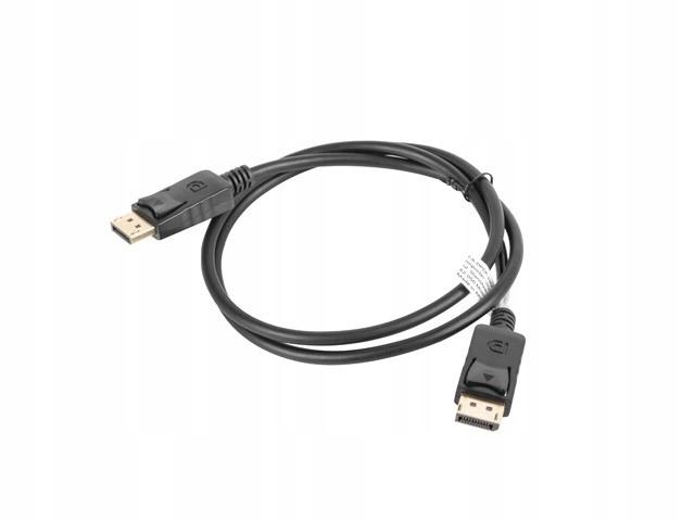 Kabel DisplayPort Lanberg M/M 1m 4K v1.2 czarny