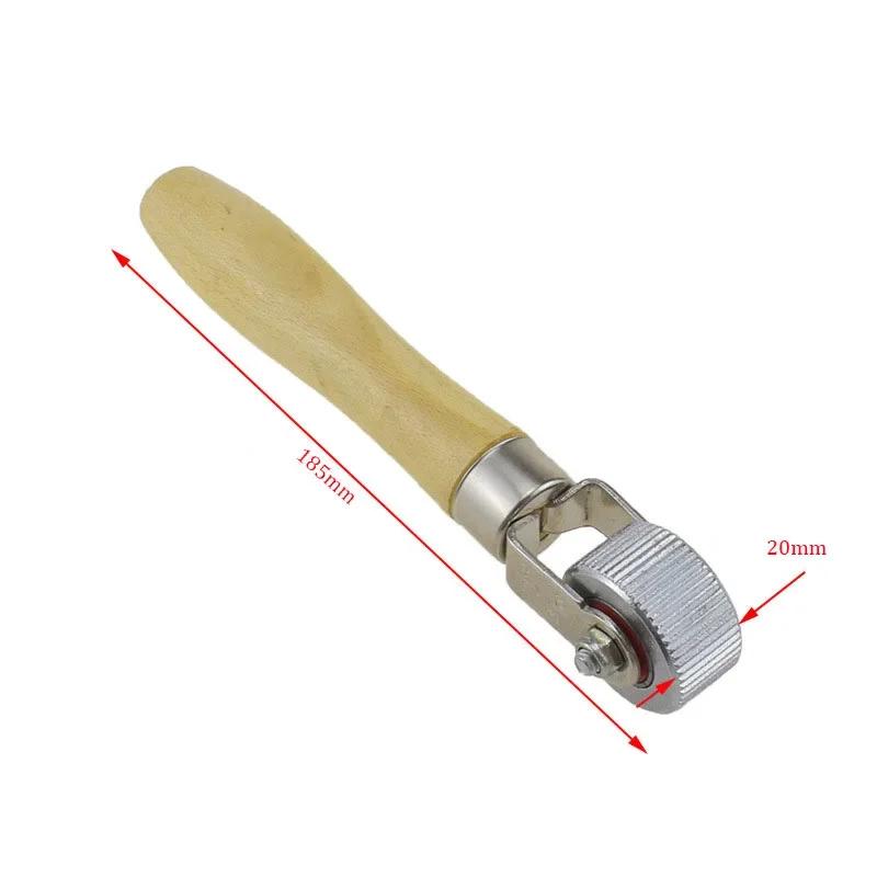 Car Tire Repair Tool Roller Auto Patch Roller Motorcycle Wheel Repair With Wooden Handle Tire Repairing Tools For Automotive