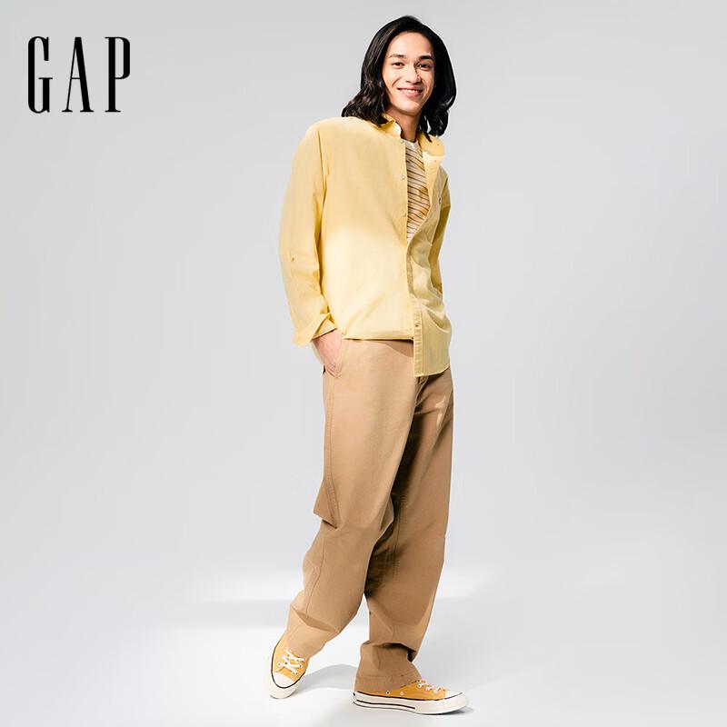 Gap Men's 2025 Spring Loose Fit Casual Khaki Pants