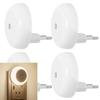 4-Pack EU Plug Light-Controlled Night Lights for Bedroom, Living Room, and Bathroom