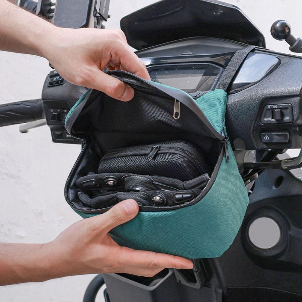 Viewing Window Mountain Bike Bag Waterproof Bicycle Front Bag  Motorcycle Front Storage Pouch