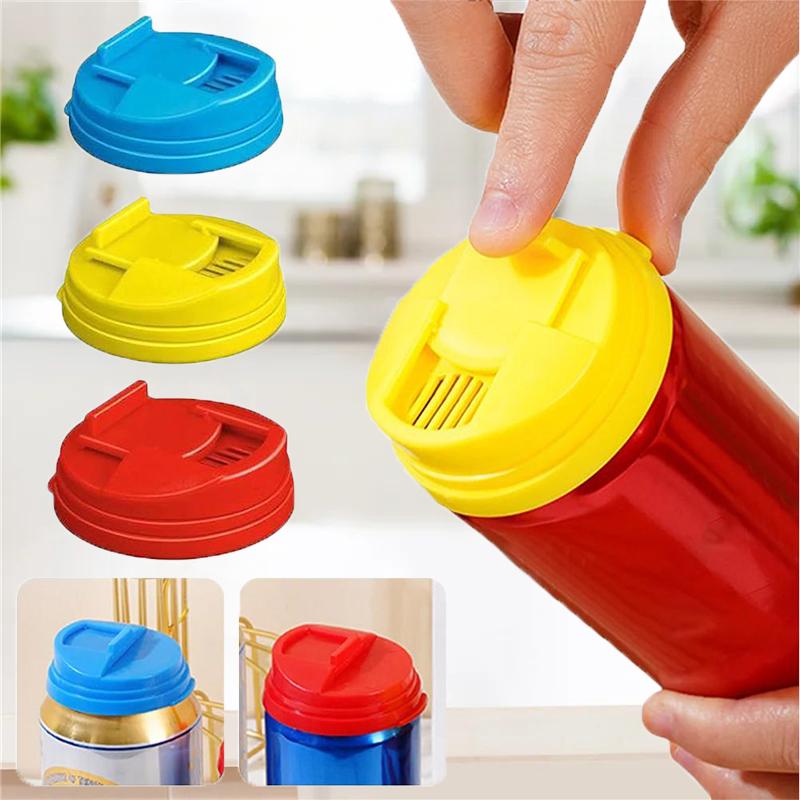 Multifunctional Sodas Can Lids Reusable Leakproof Fresh-Keeping Drinks Beer Soda Can Covers For Home Kitchen Soda Beer Juices