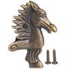 8PCS Horse Head Shaped Wooden Box Feet Leg Furniture Leg Corner Bracket Protector
