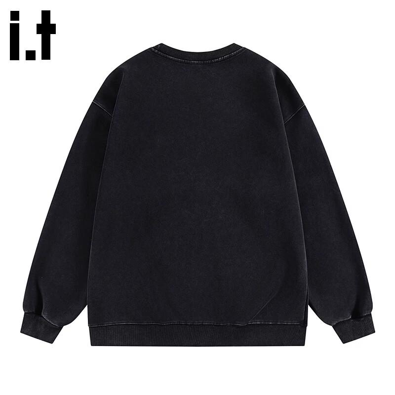 :CHOCOOLATEit Men's American Retro Heavyweight Crewneck Sweatshirt